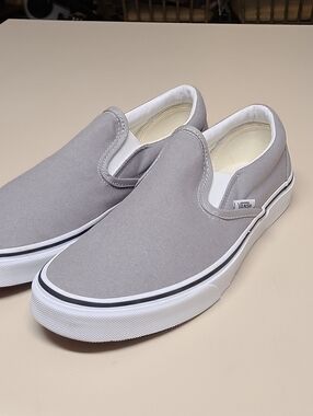 Vans Classic canvas slip on skateboard sneakers size 11